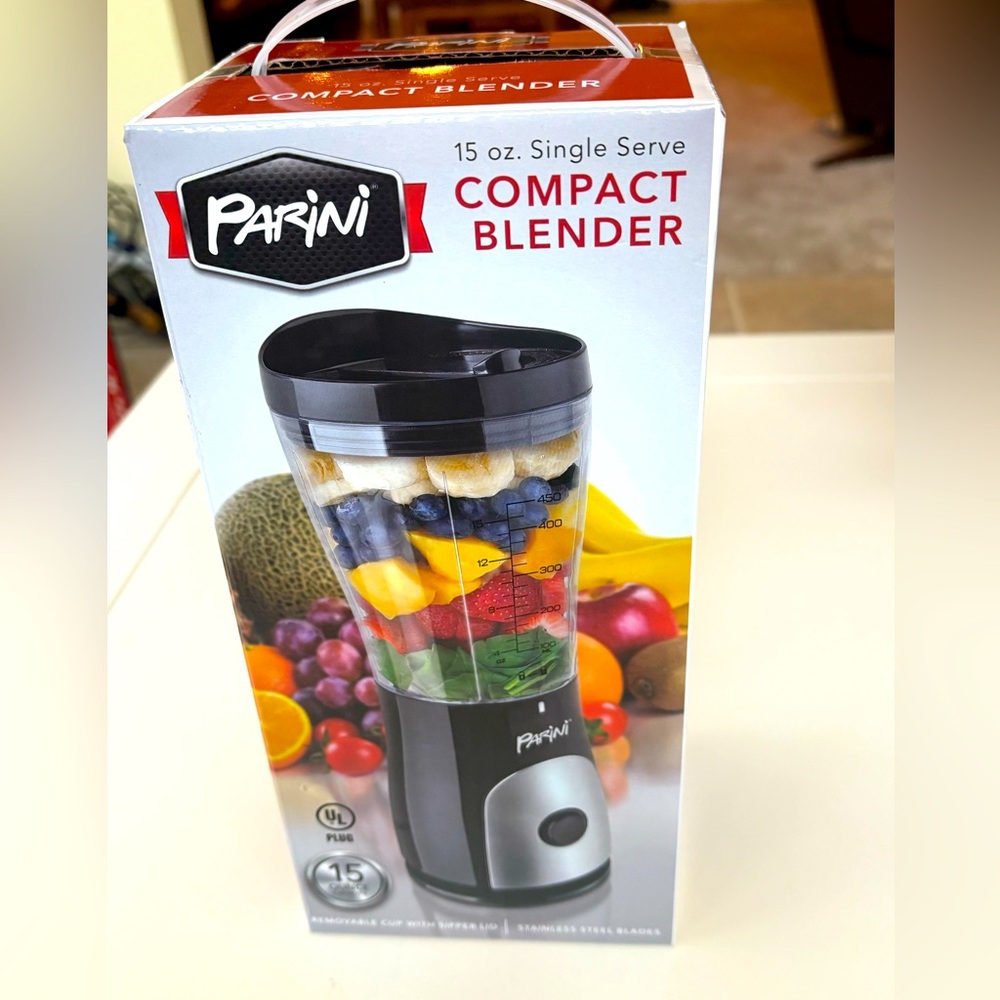 Parini Compact Blender - Black NWT